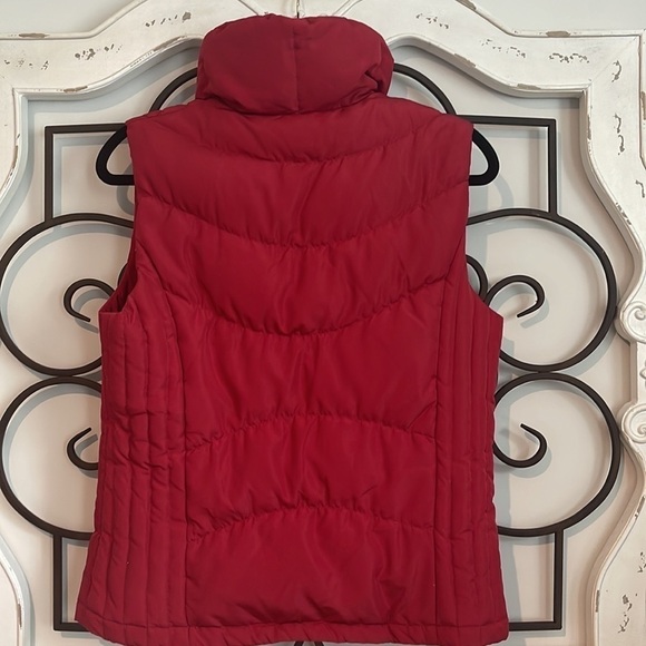 KENNETH COLE REACTION DOWN PUFFER VEST RED SIZE MEDIUM - Picture 4 of 9